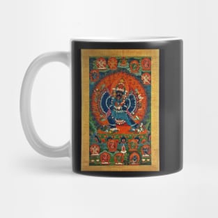 Yamantaka Tibetan Buddhist Deity Thangka Reproduction Mug